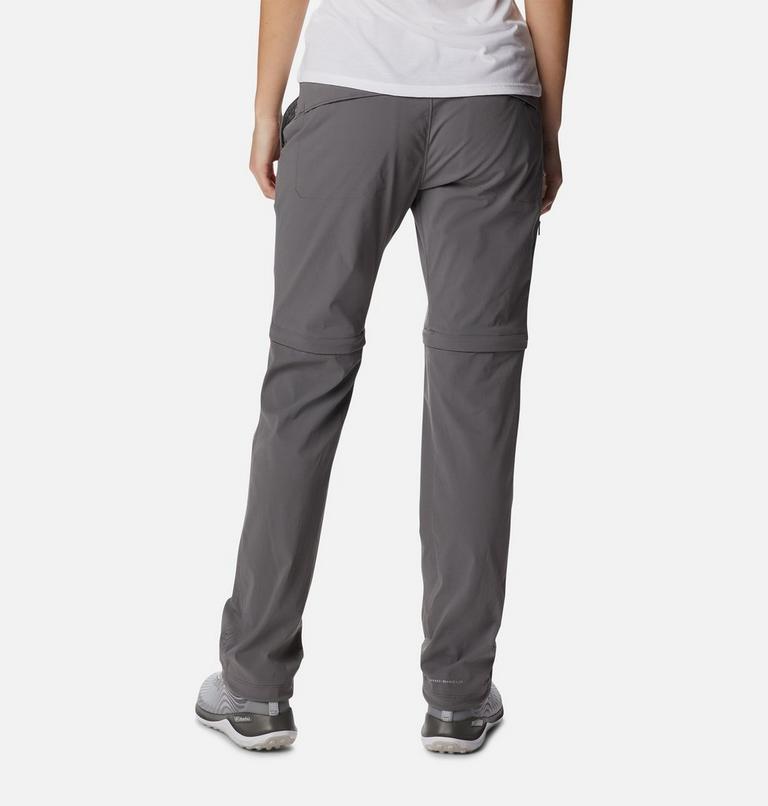 Pantalón convertible de senderismo Saturday Trail para mujer, Color: City Grey, image 2