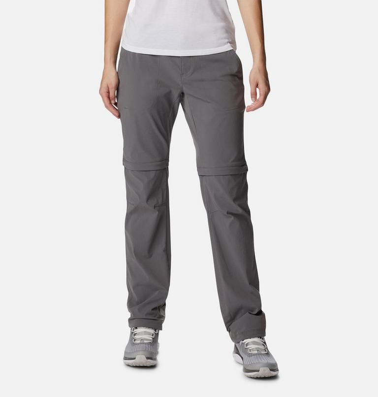Pantalón convertible de senderismo Saturday Trail para mujer, Color: City Grey, image 1