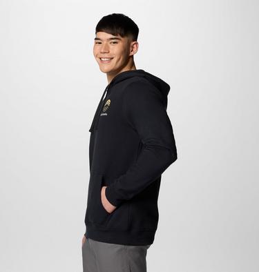 Men's Columbia Trek Graphic Hoodie, Color: Black, Circular Linescape, image 3