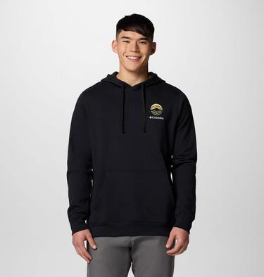 Columbia Trek Graphic Hoodie, Color: Black, Circular Linescape, image 9