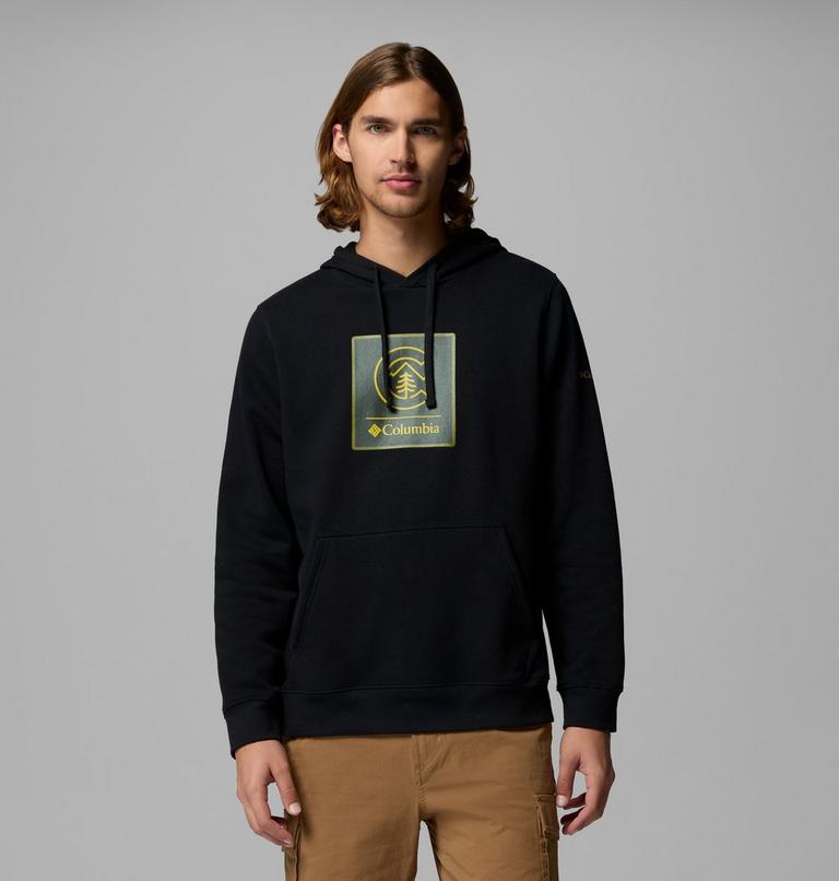 Columbia Trek Graphic Hoodie, Color: Black, Linework C Badge, image 1
