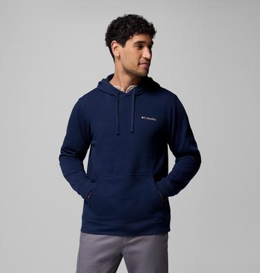 Men's Columbia Trek Graphic Hoodie, Color: Collegiate Navy, Meadowland, image 3