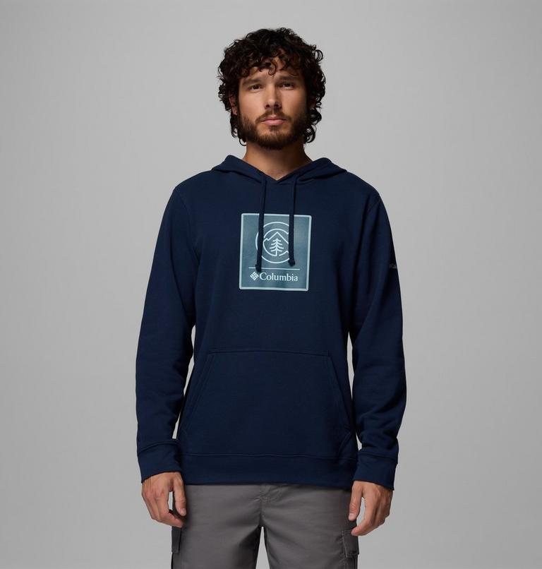 Columbia Trek Graphic Hoodie f&uuml;r M&auml;nner, Color: Collegiate Navy, Linework C Badge, image 1