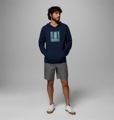 Hoodie Graphique Columbia Trek Homme, Color: Collegiate Navy, Linework C Badge, image 2