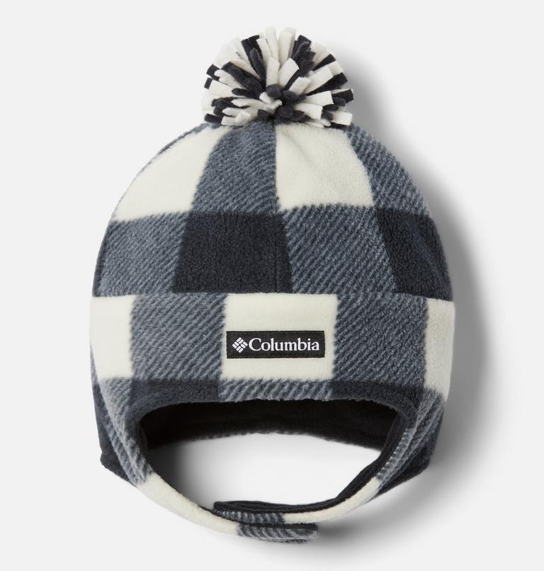Kids' Frosty Trail II Earflap Beanie, Color: Chalk Check, image 1