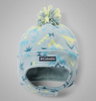 Kids' Frosty Trail II Earflap Beanie, Color: Crushed Blue Peaked, image 2
