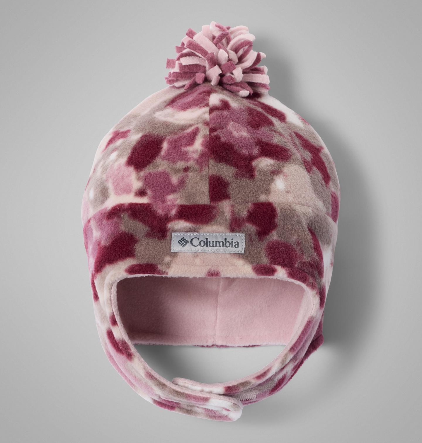 Детская шапка Columbia Youth Frosty Trail II Earflap Beanie, цвет: Лиловый / Шалфейный — фото 1