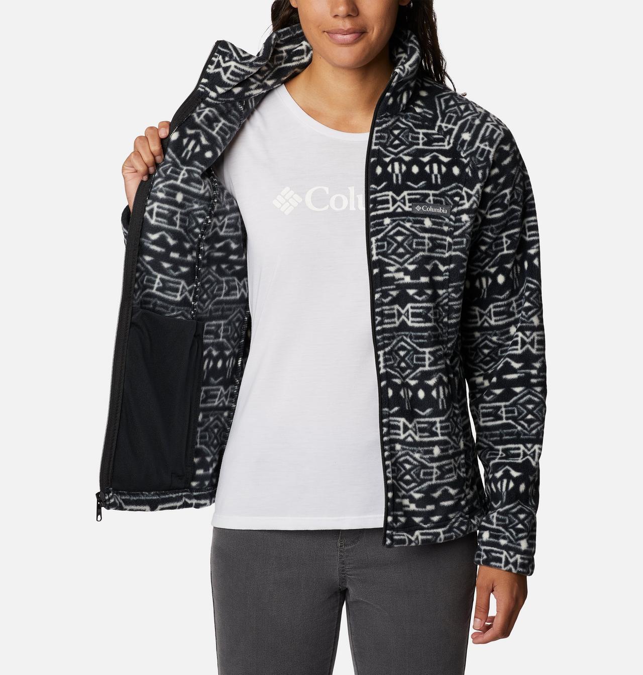 Women's Benton Springs™ Printed Full Zip Fleece Jacket 5