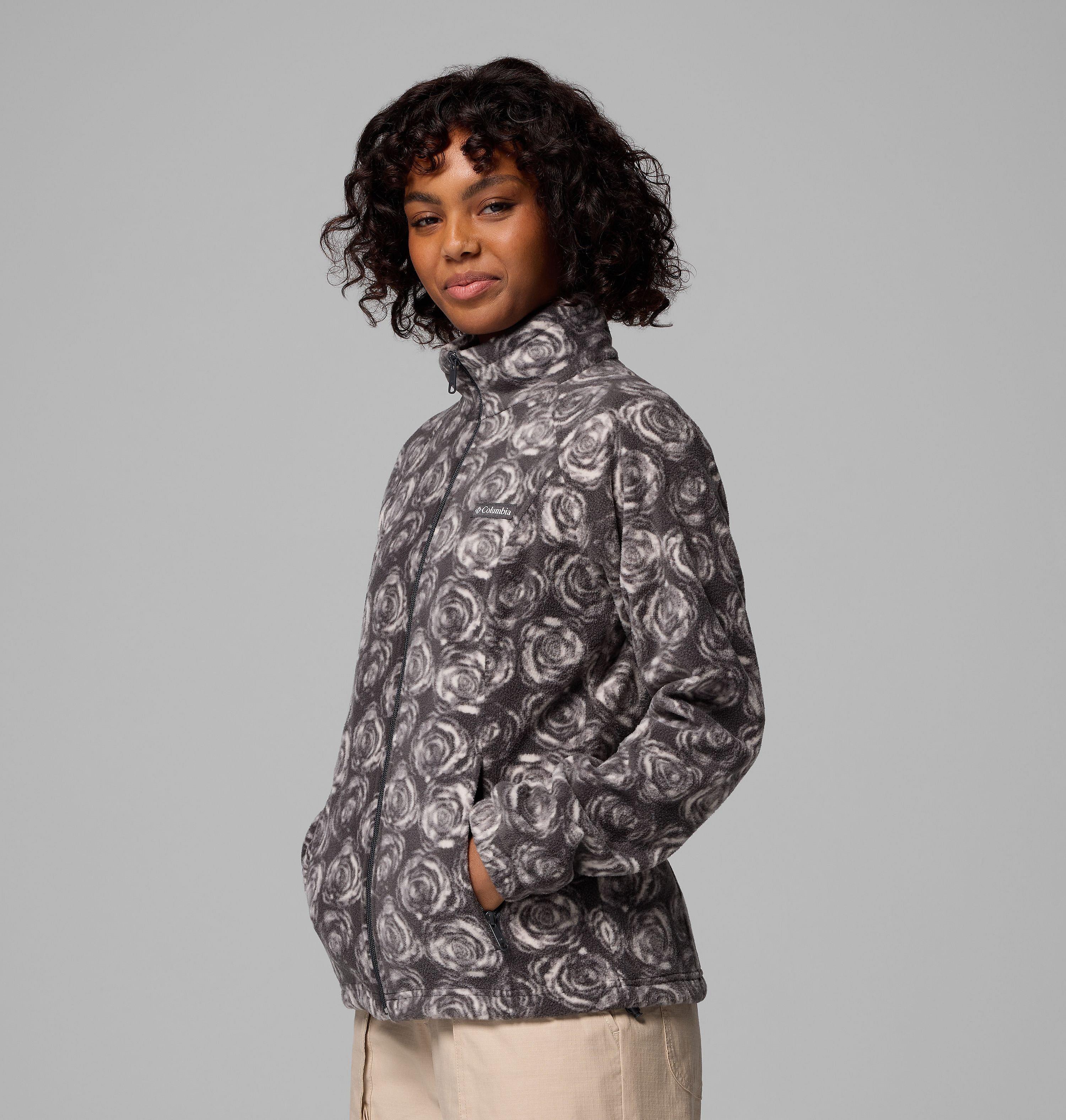 Women's Benton Springs™ Printed Full Zip Fleece Jacket - thumbnail 4