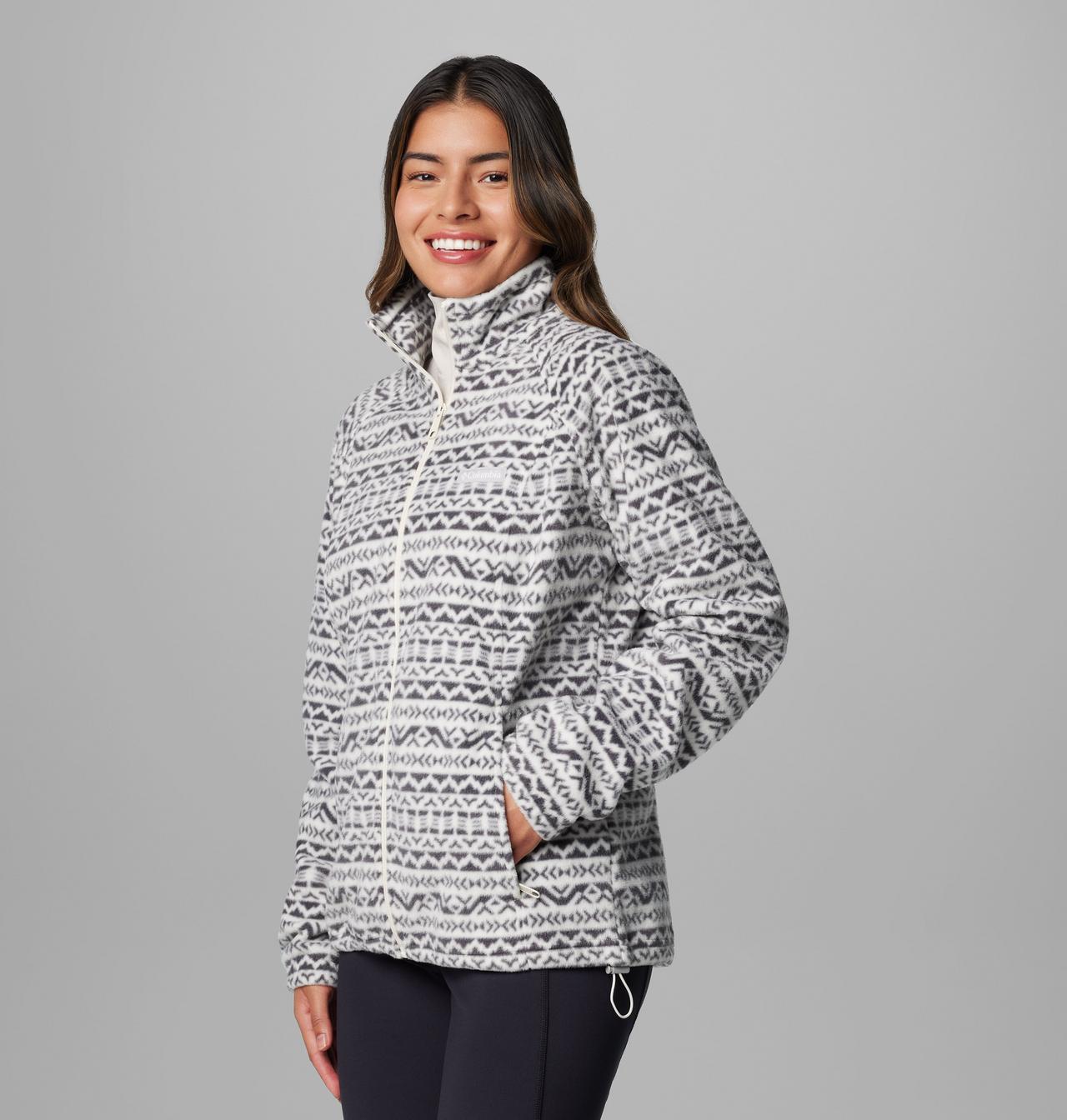 Women's Benton Springs™ Printed Full Zip Fleece Jacket 4