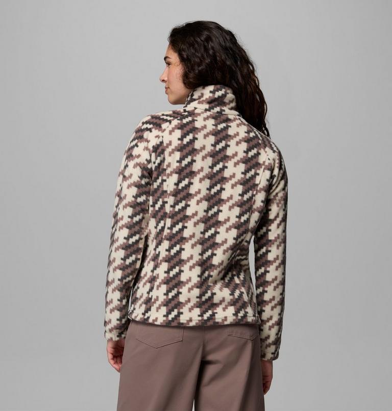 Benton Springs Printed Fleece-Jacke f&uuml;r Frauen, Color: Dark Stone, Twills, image 3
