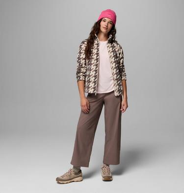 Benton Springs Printed Fleece-Jacke f&uuml;r Frauen, Color: Dark Stone, Twills, image 2