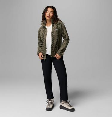 Benton Springs Printed Full Zip, Color: Stone Green, Twills, image 4