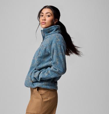 Forro polar estampado Benton Springs para mujer, Color: Everblue Flowfalls, image 8