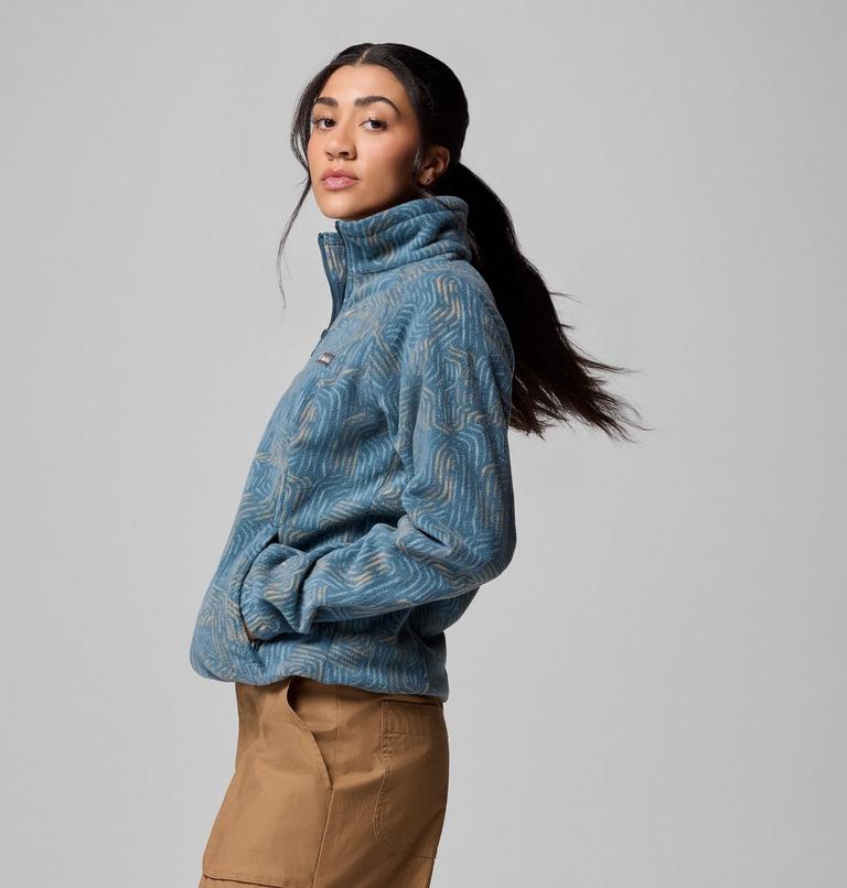 Forro polar estampado Benton Springs para mujer, Color: Everblue Flowfalls, image 4