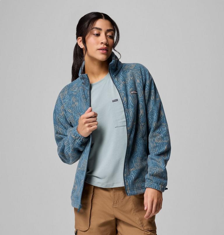 Forro polar estampado Benton Springs para mujer, Color: Everblue Flowfalls, image 5