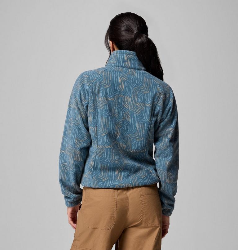 Forro polar estampado Benton Springs para mujer, Color: Everblue Flowfalls, image 3