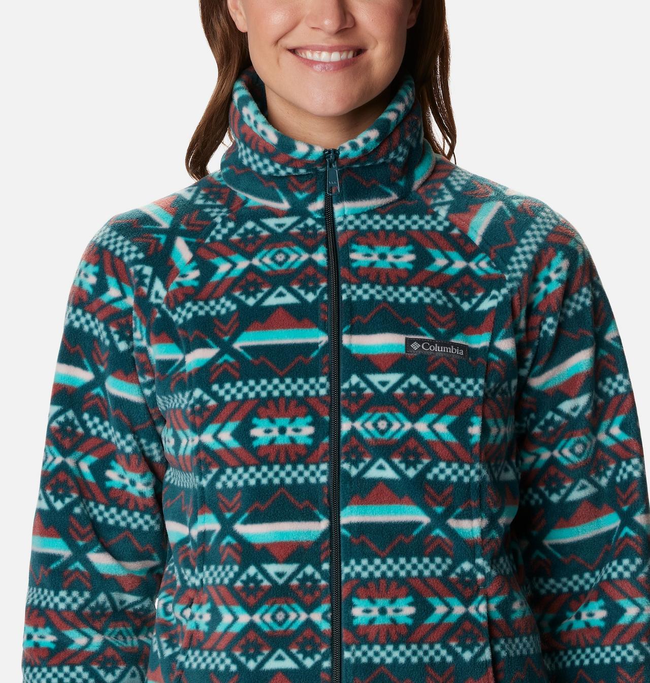Women's Benton Springs™ Printed Full Zip Fleece Jacket 4