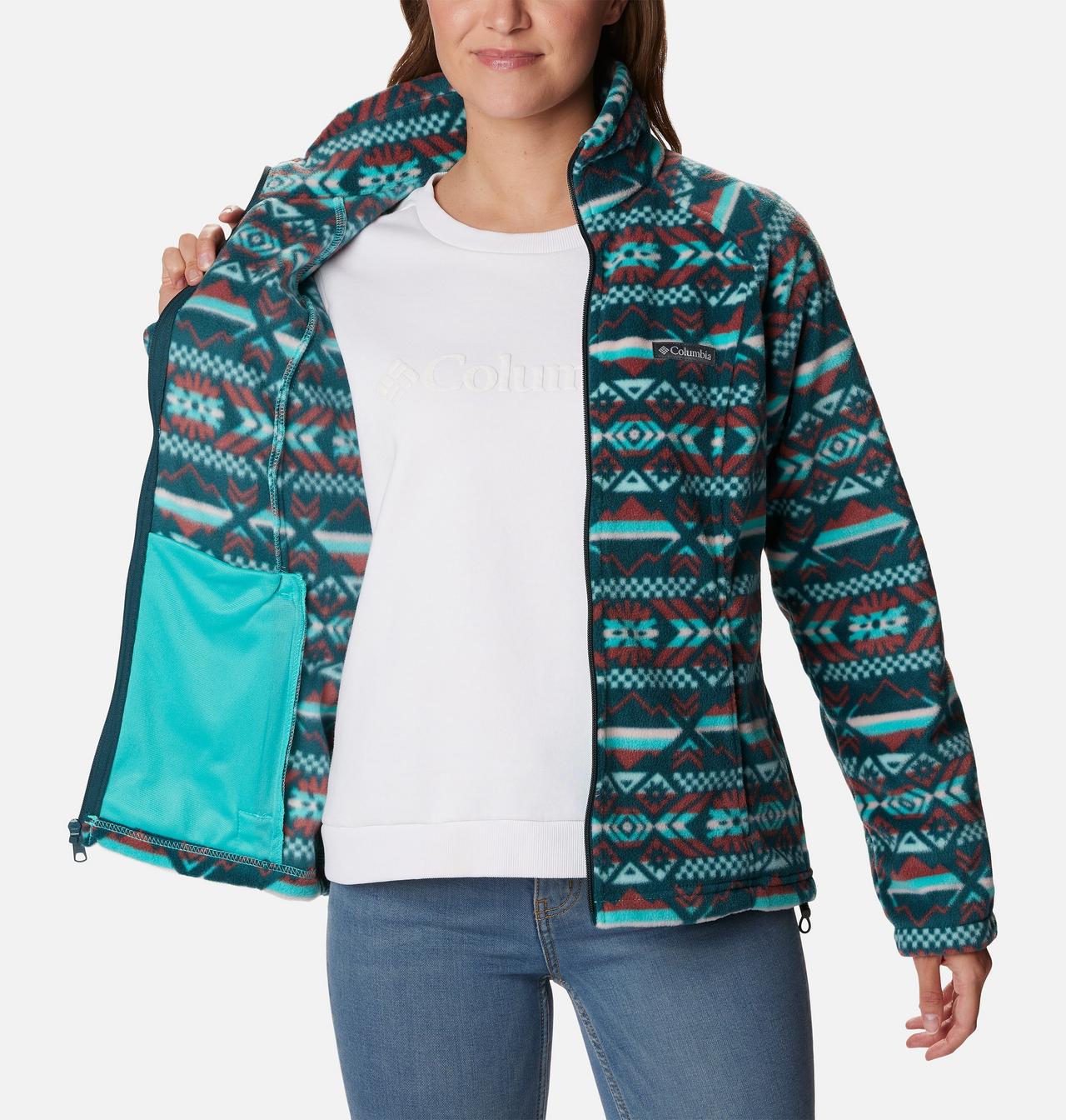 Women's Benton Springs™ Printed Full Zip Fleece Jacket 5