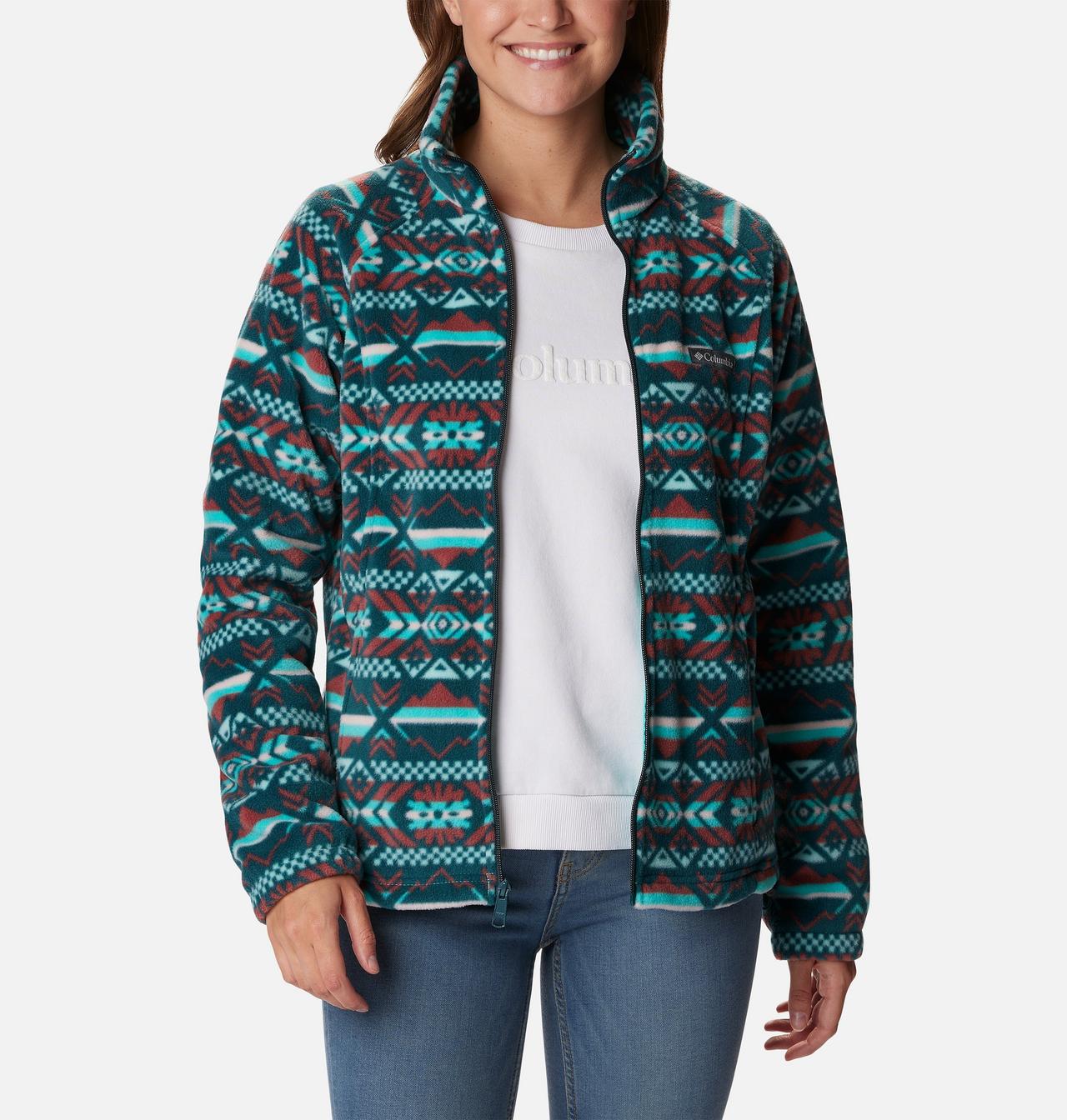 Women's Benton Springs™ Printed Full Zip Fleece Jacket 7