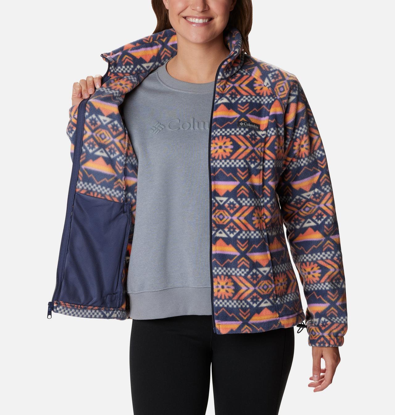 Women's Benton Springs™ Printed Full Zip Fleece Jacket 5