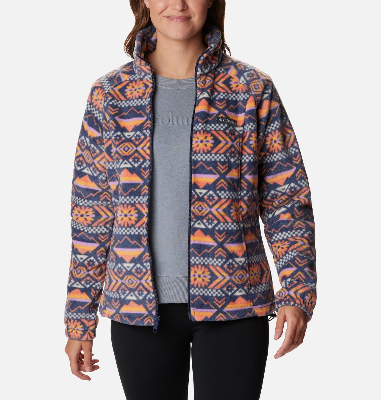 Women's Benton Springs™ Printed Full Zip Fleece Jacket 7