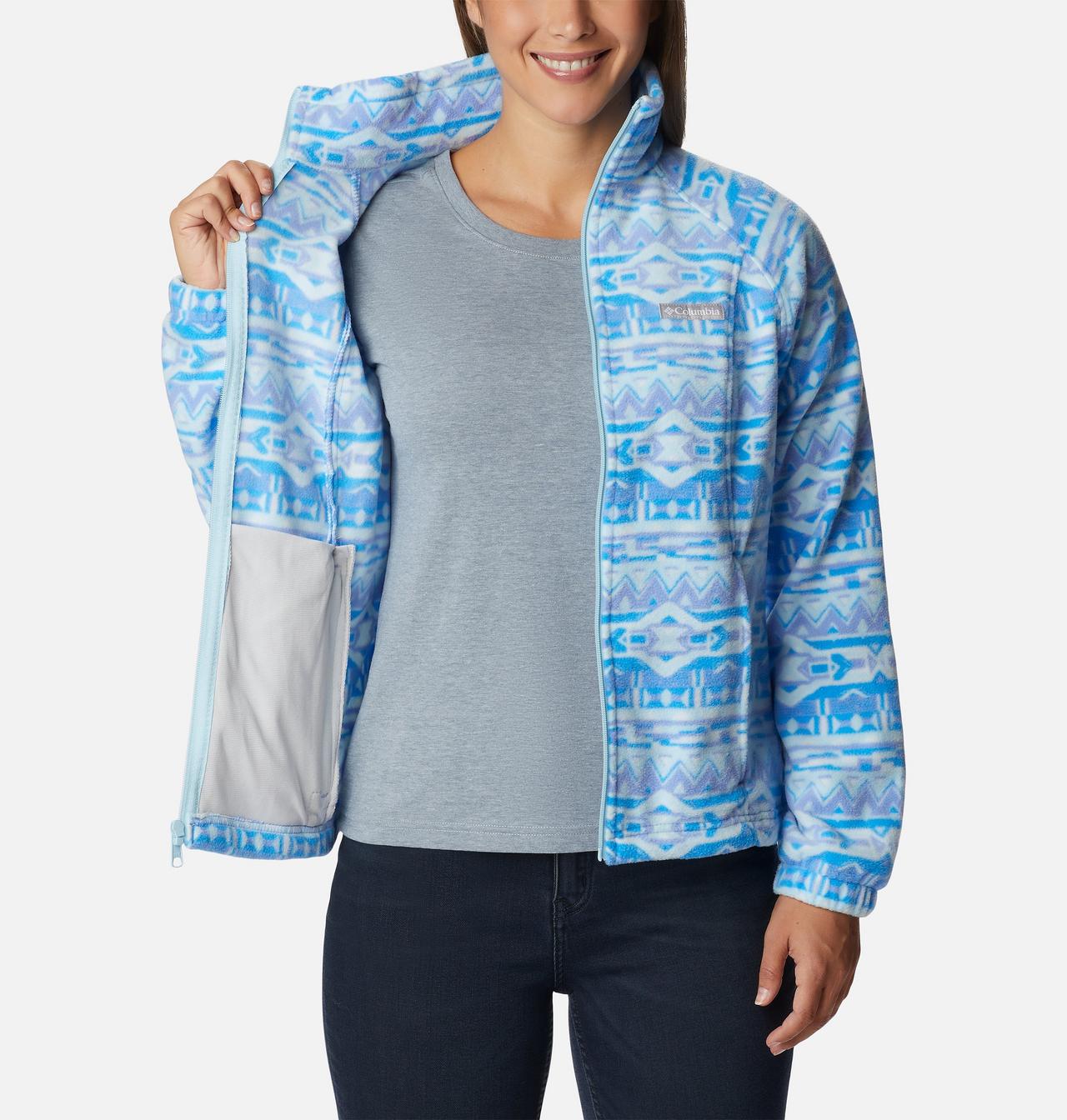 Women's Benton Springs™ Printed Full Zip Fleece Jacket 5