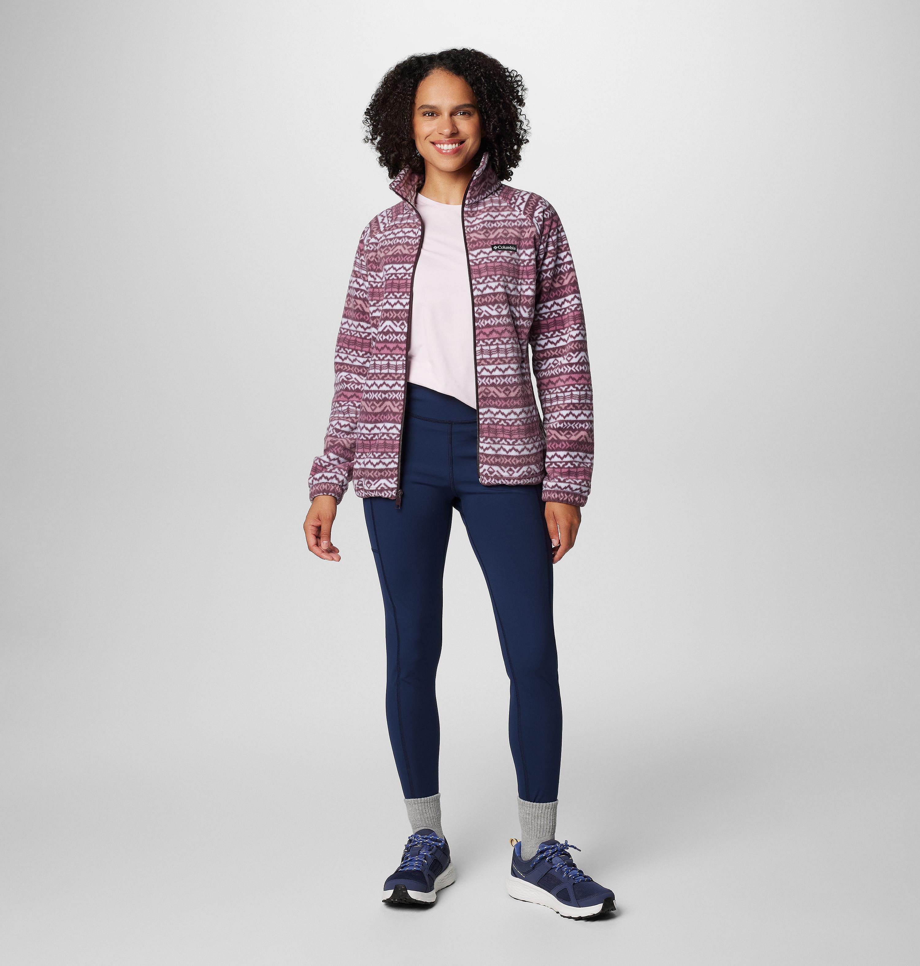 Women's Benton Springs Printed Full Zip Fleece Jacket | 607 | M 3