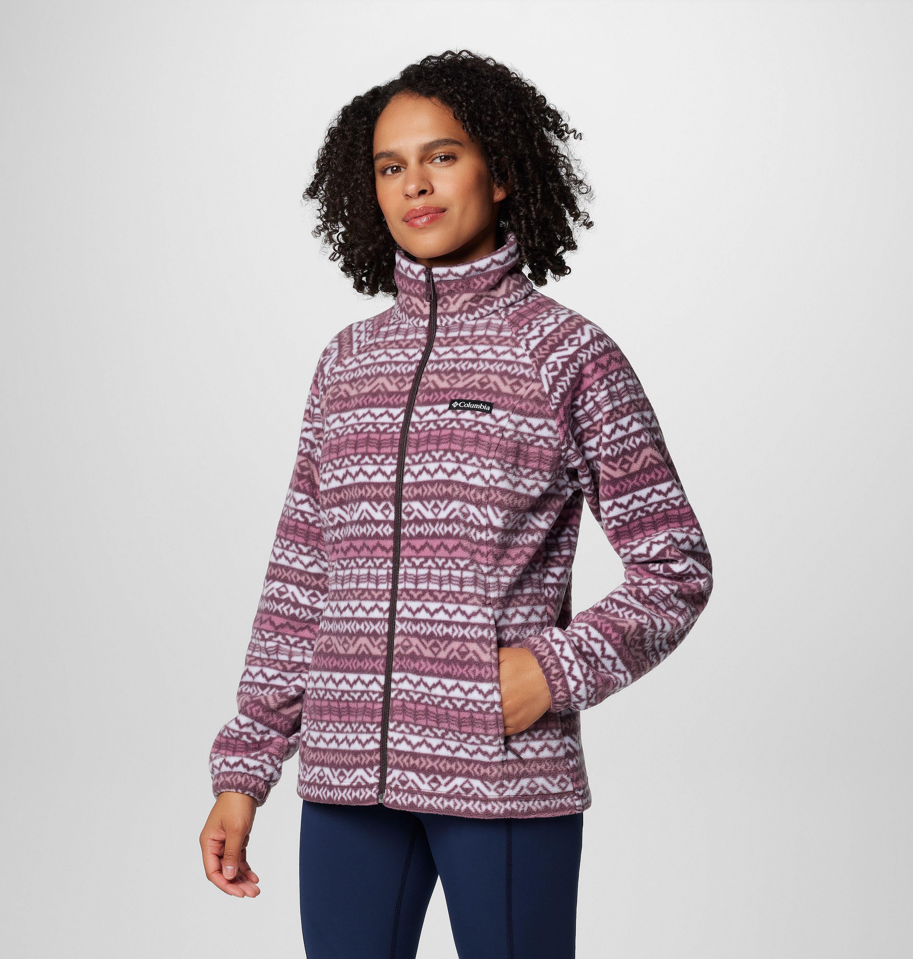 Women's Benton Springs Printed Full Zip Fleece Jacket | 607 | M 4