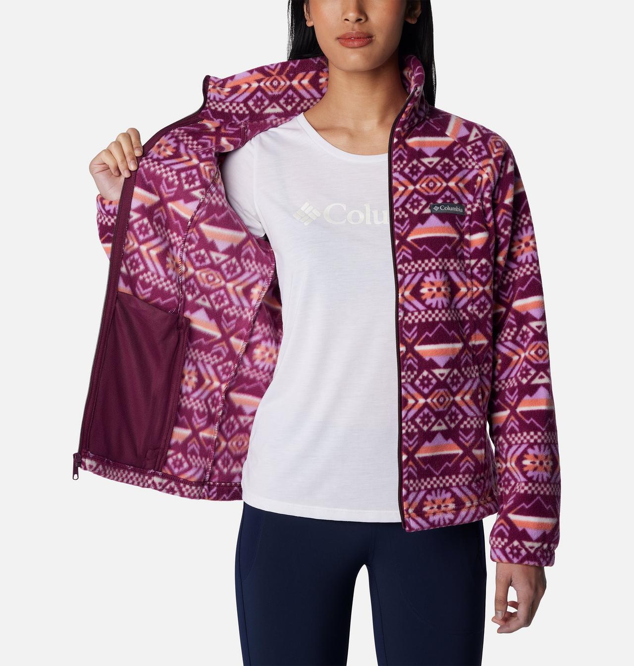 Women's Benton Springs™ Printed Full Zip Fleece Jacket 5