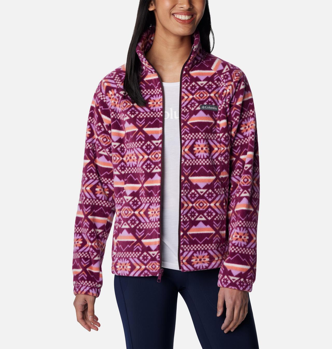 Women's Benton Springs™ Printed Full Zip Fleece Jacket 6