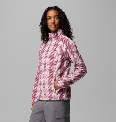 Veste en Polaire avec Imprim&eacute; Benton Springs Femme, Color: Mineral Pink, Twills, image 4