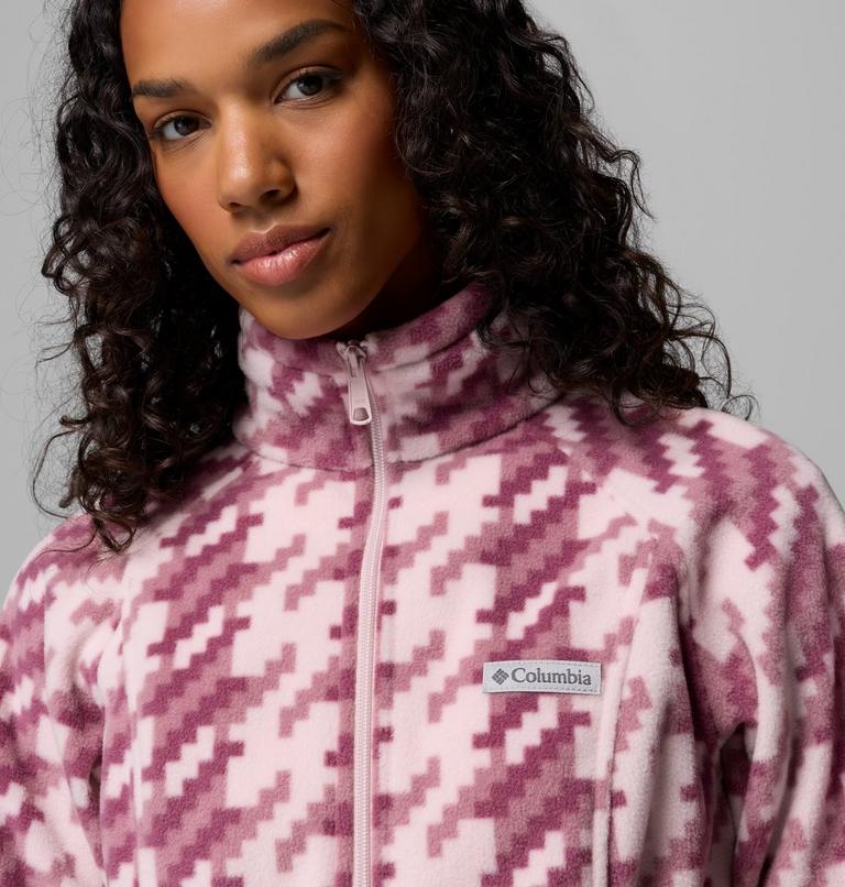 Veste en Polaire avec Imprim&eacute; Benton Springs Femme, Color: Mineral Pink, Twills, image 6