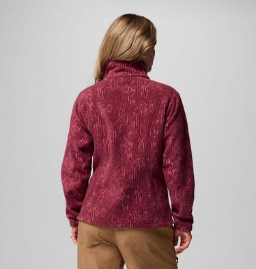 Forro polar estampado Benton Springs para mujer, Color: Rich Wine Flowfalls, image 11