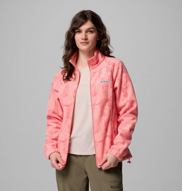 Forro polar estampado Benton Springs para mujer, Color: Alpenglow Flowfalls, image 5