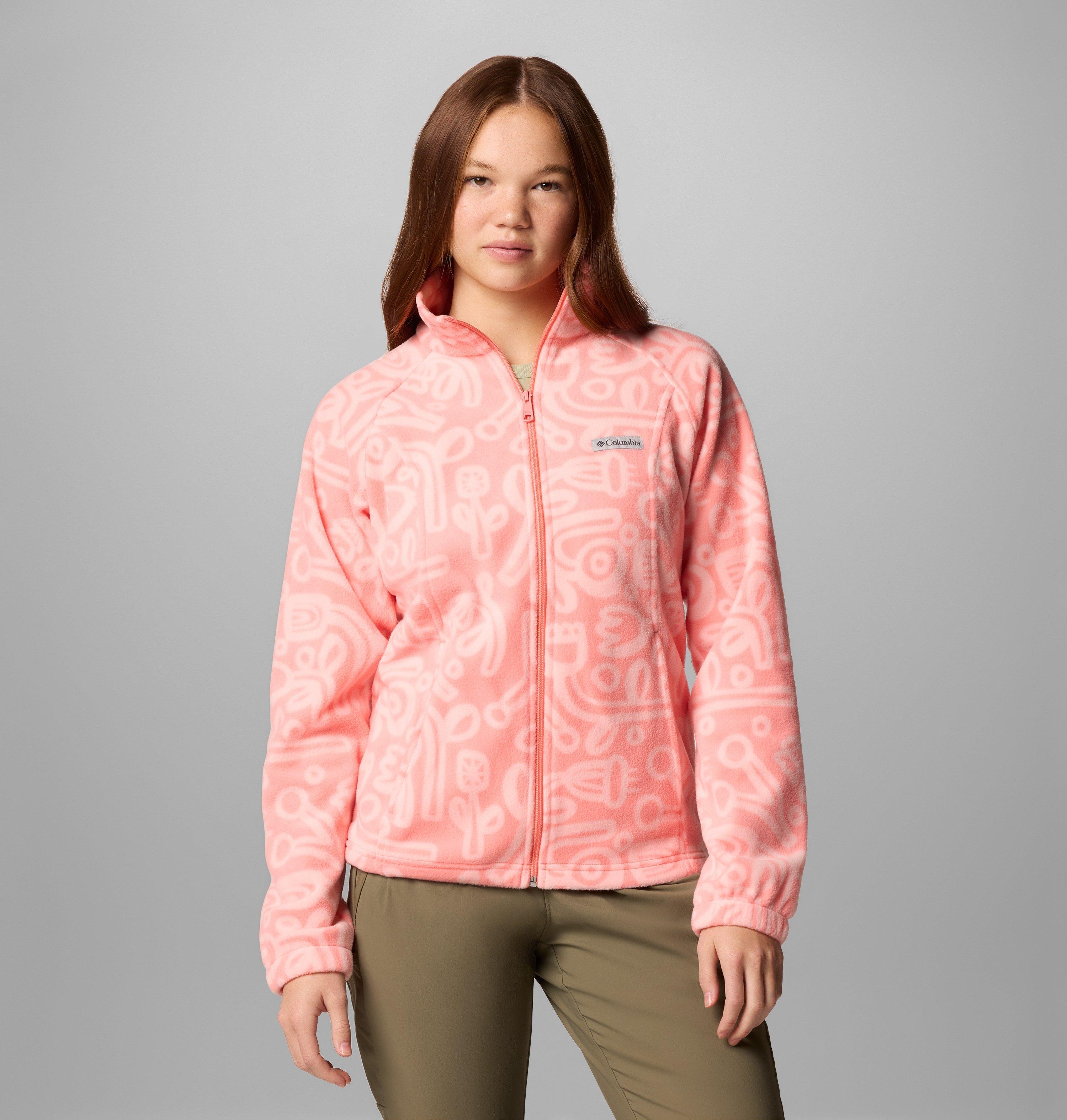 (取寄) コロンビア レディース ベントン スプリングス プリンテッド フル ジップ Columbia women Benton Springs Printed Full Zip Shale Purple Flowfalls Women's Benton Springs Printed Full Zip Fleece Jacket | Columbia