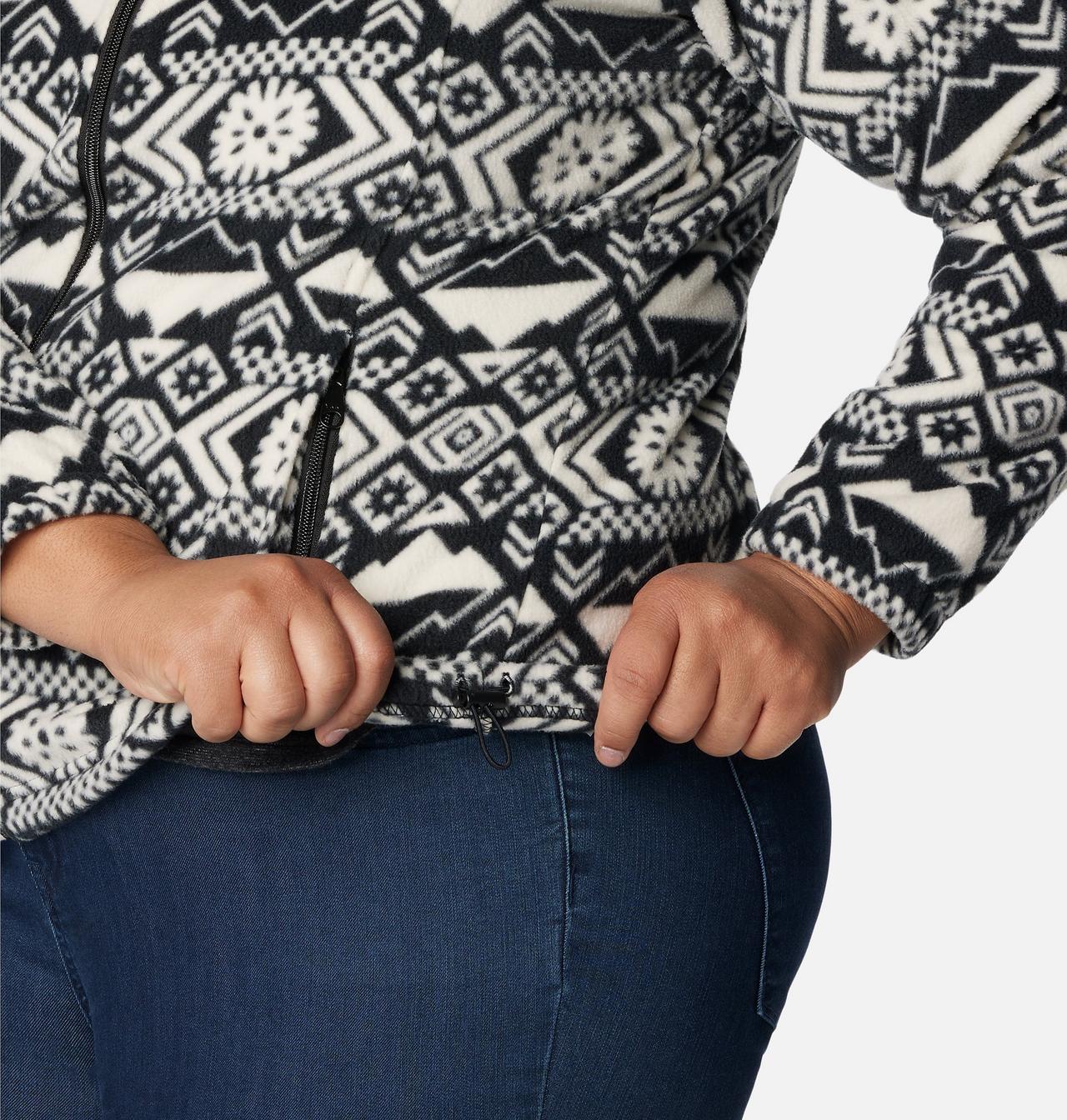 Women's Benton Springs™ Printed Full Zip Fleece Jacket - Plus Size 6