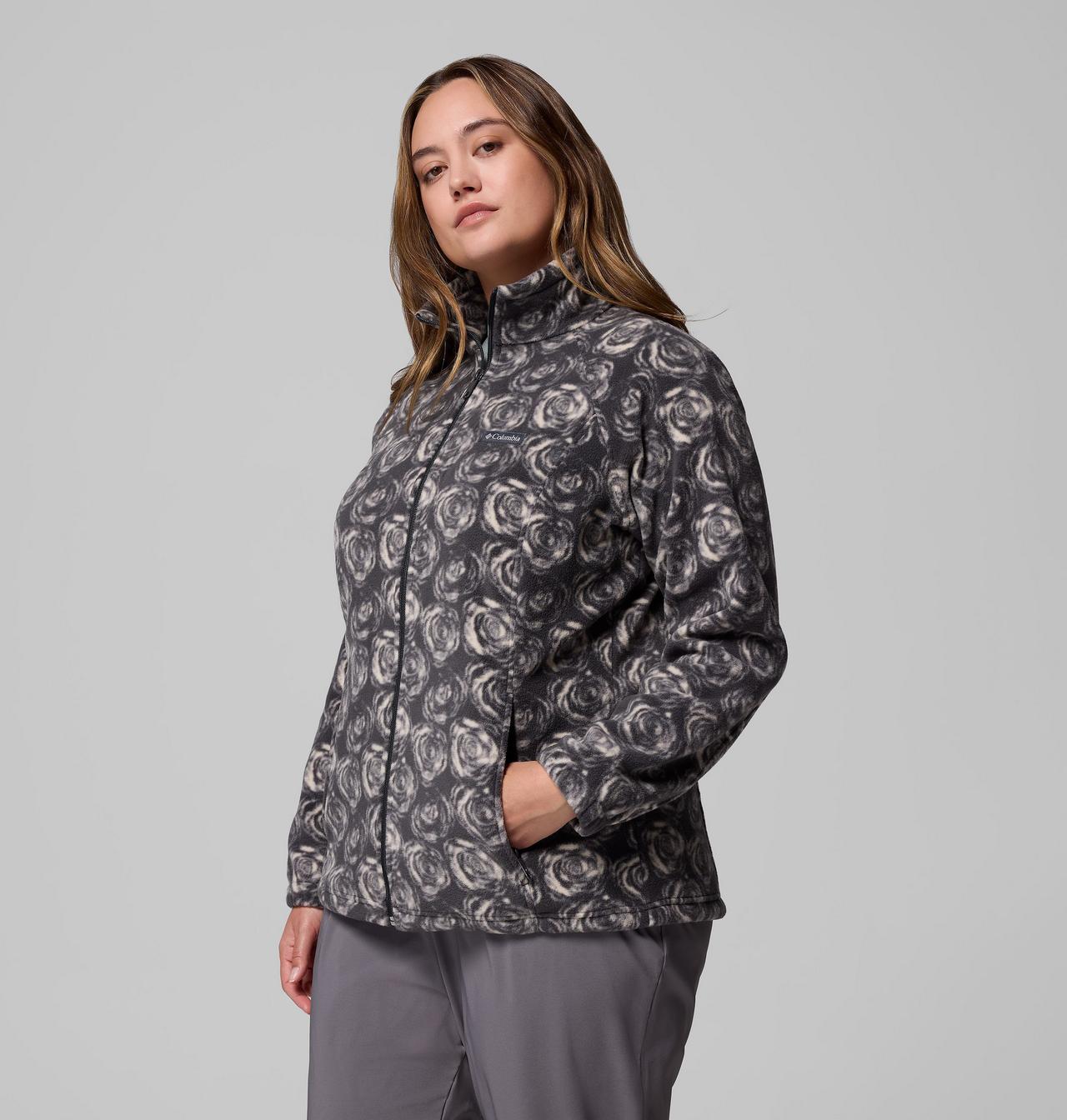 Women's Benton Springs™ Printed Full Zip Fleece Jacket - Plus Size 4