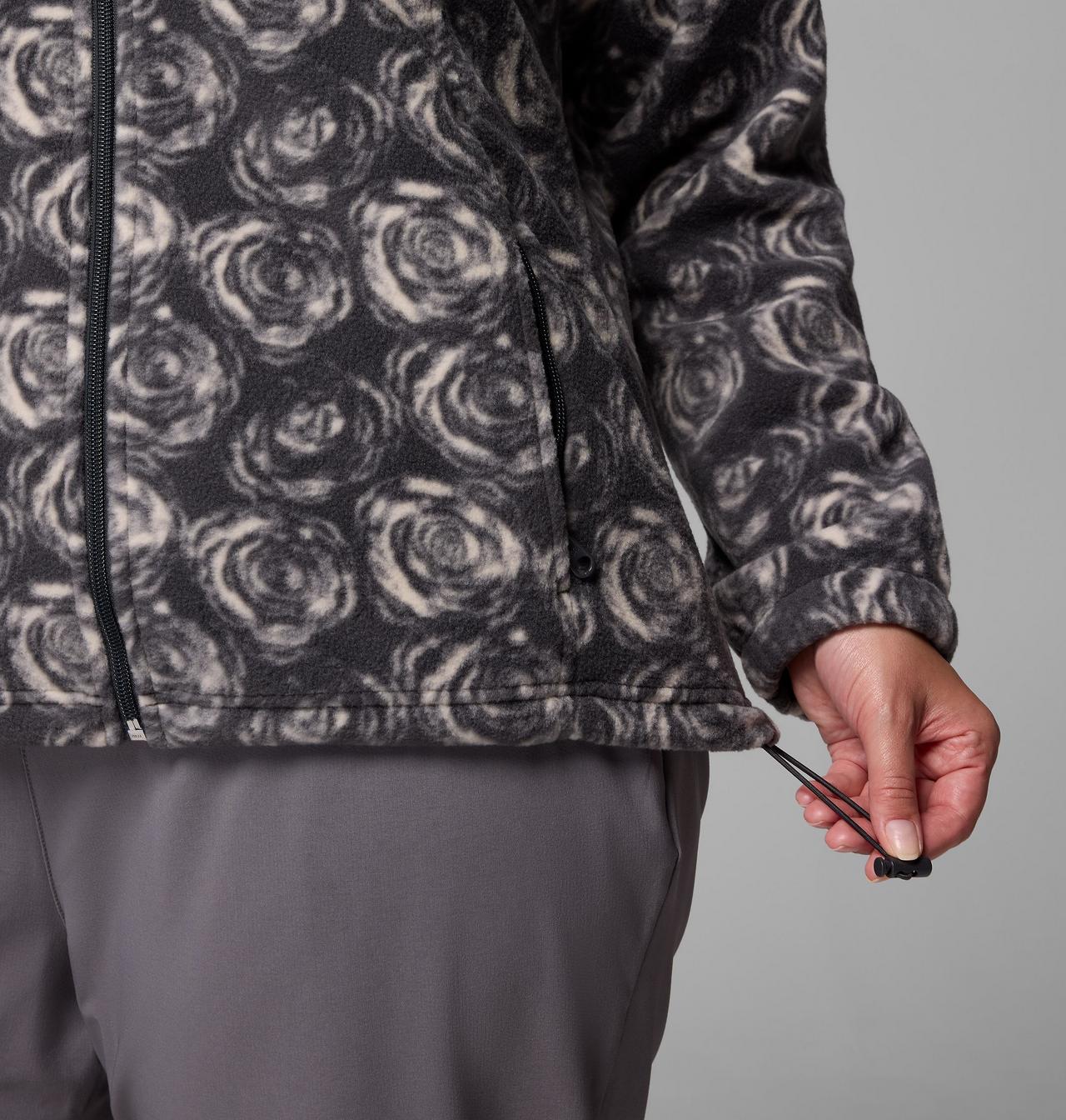 Women's Benton Springs™ Printed Full Zip Fleece Jacket - Plus Size 7