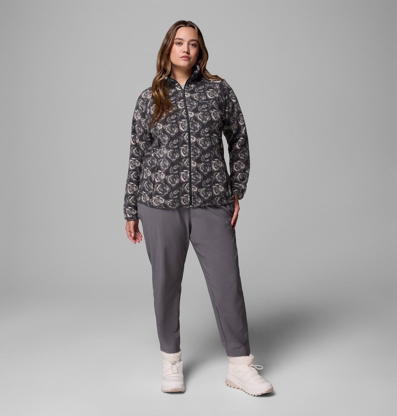 Women's Benton Springs™ Printed Full Zip Fleece Jacket - Plus Size 2