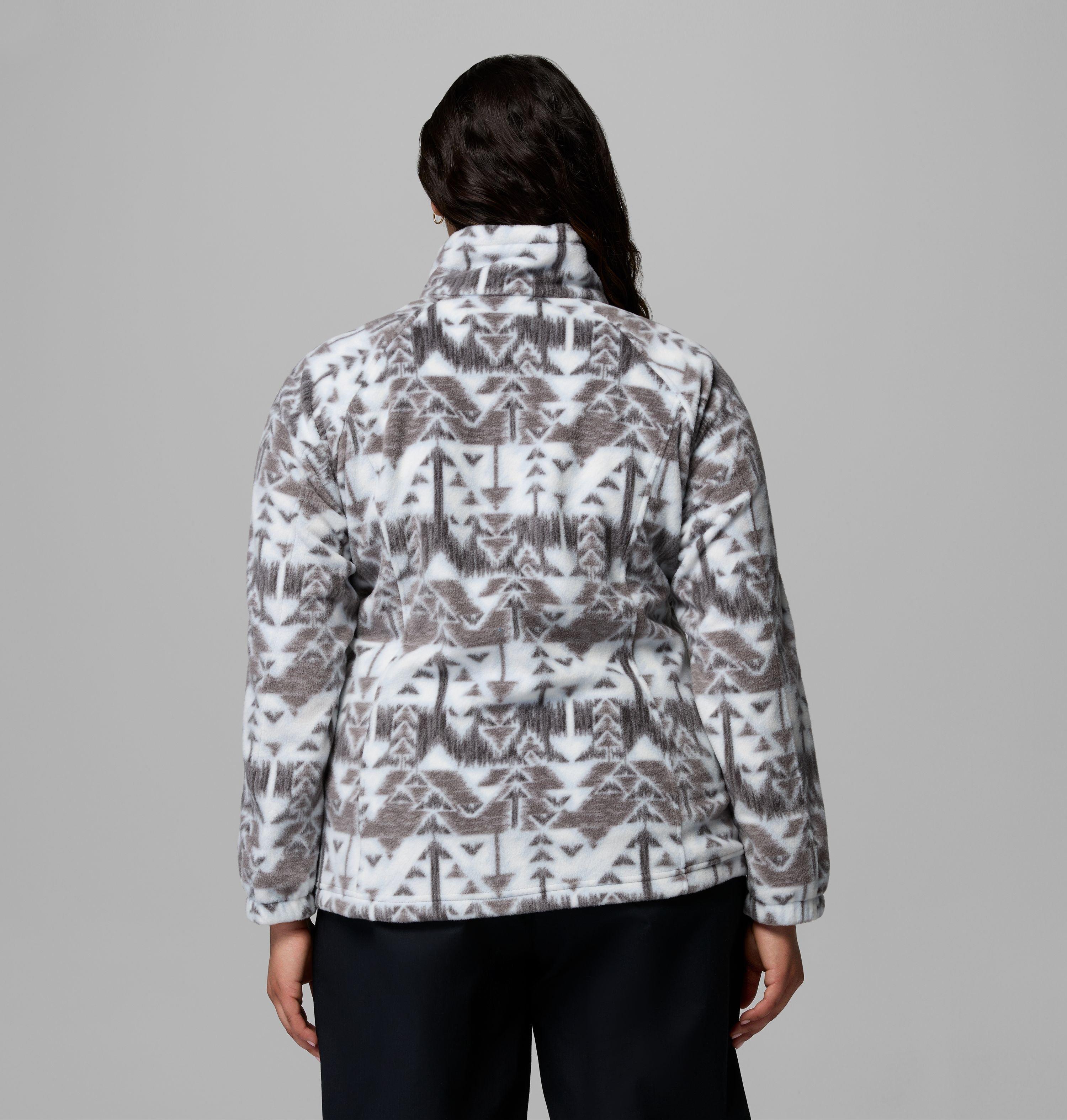 Women's Benton Springs Printed Full Zip Fleece Jacket - Plus Size | 031 | 3X 3
