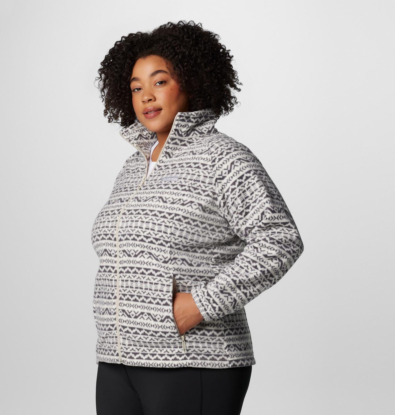 Women's Benton Springs™ Printed Full Zip Fleece Jacket - Plus Size 4