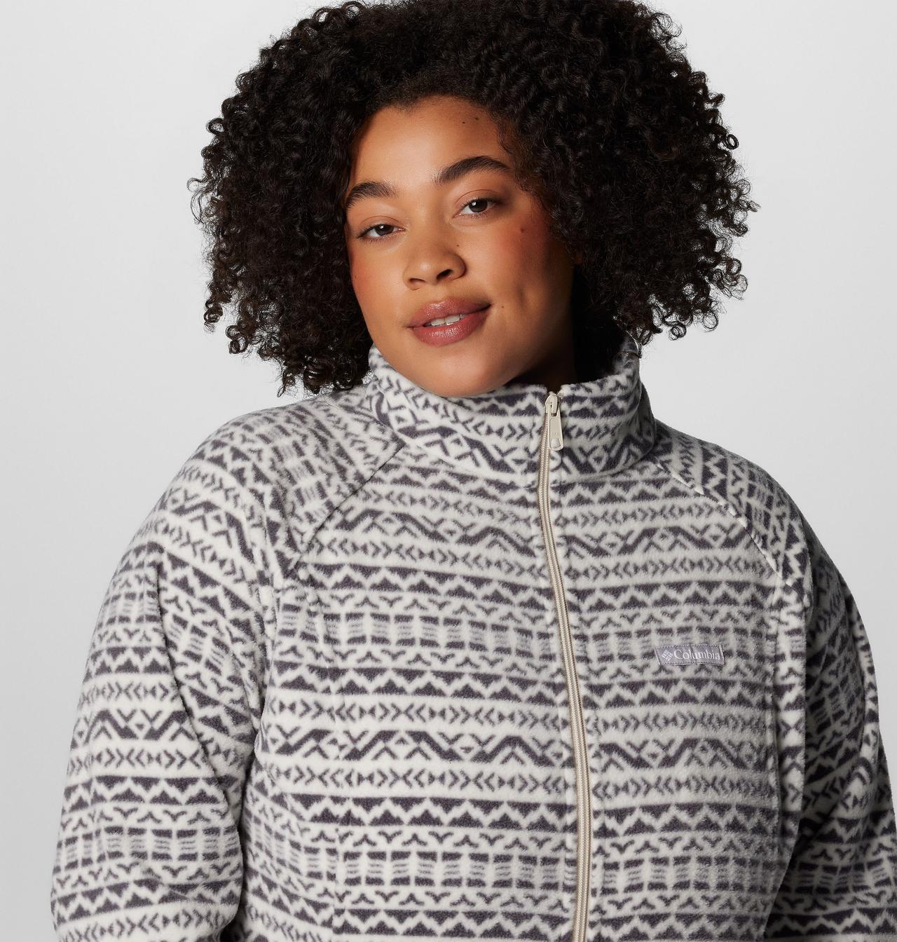 Women's Benton Springs™ Printed Full Zip Fleece Jacket - Plus Size 5