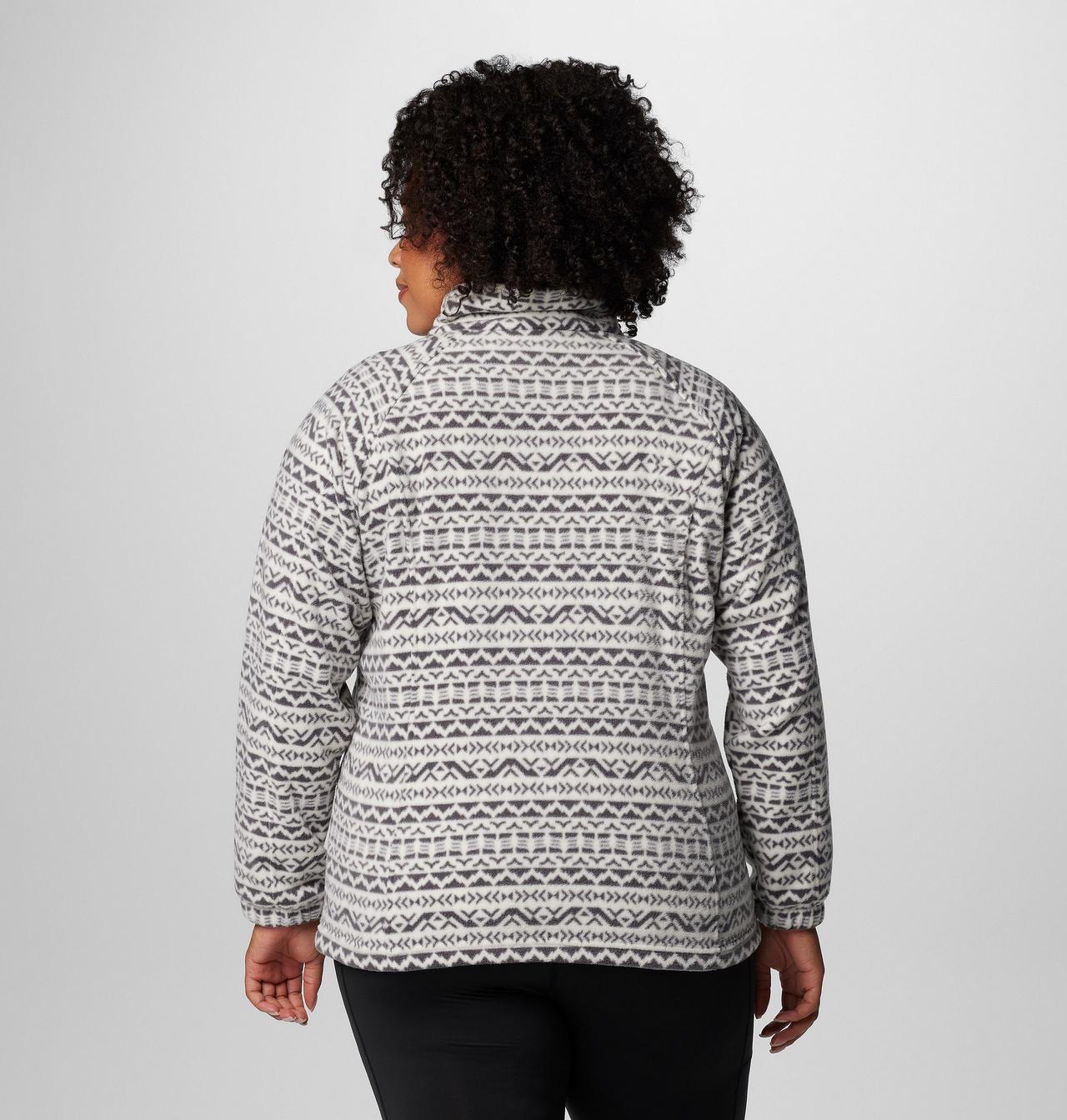 Women's Benton Springs™ Printed Full Zip Fleece Jacket - Plus Size 2