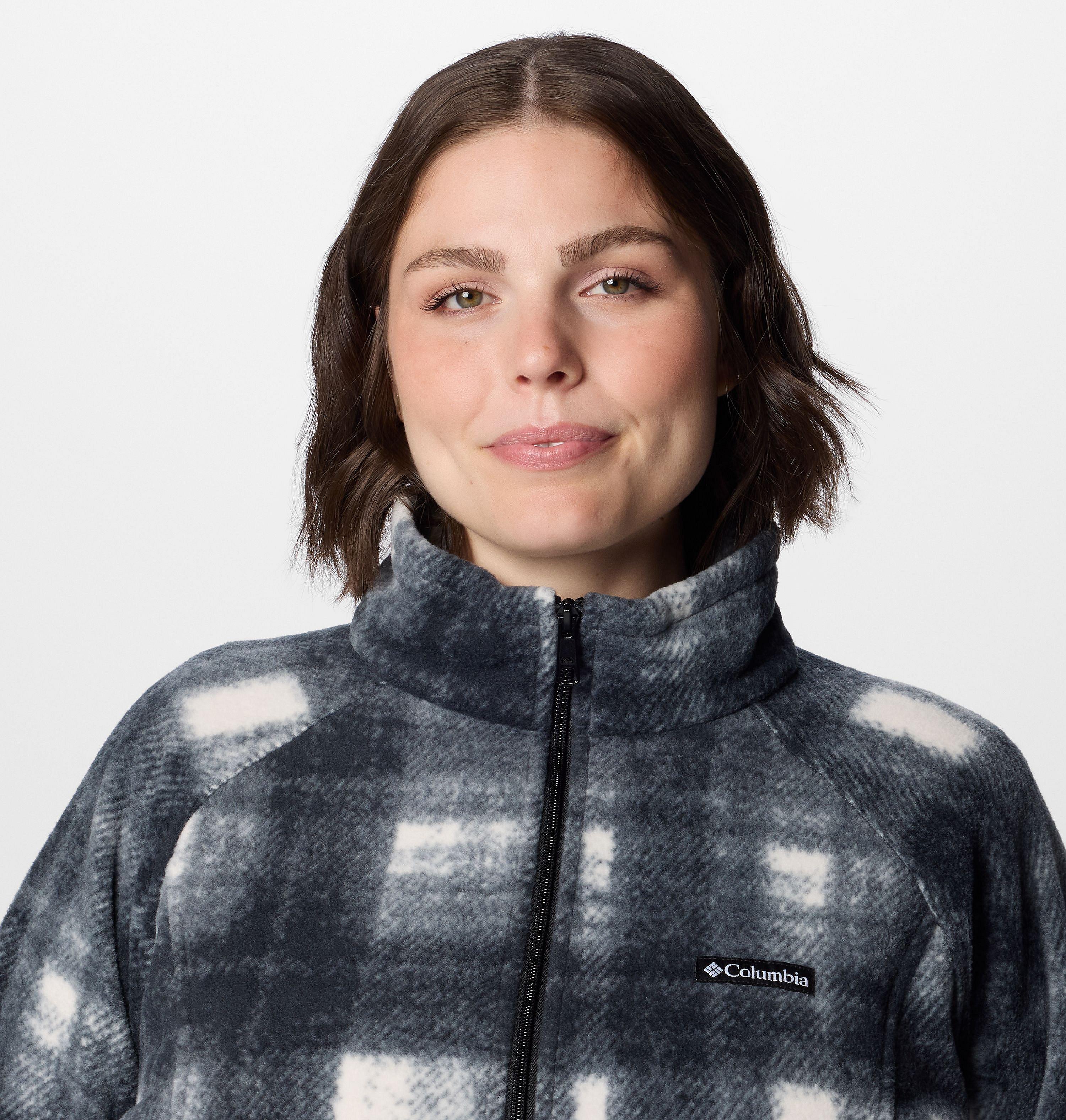 Women's Benton Springs Printed Full Zip Fleece Jacket - Plus Size 5