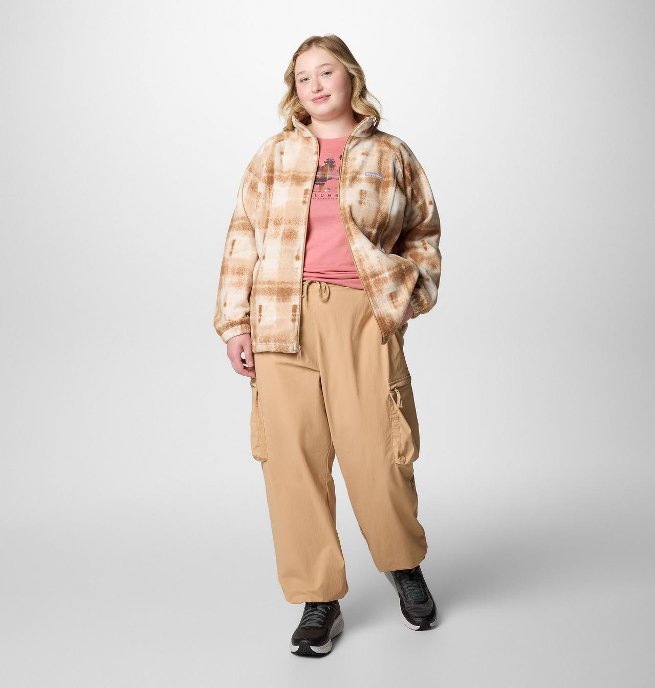 Women's Benton Springs™ Printed Full Zip Fleece Jacket - Plus Size 3