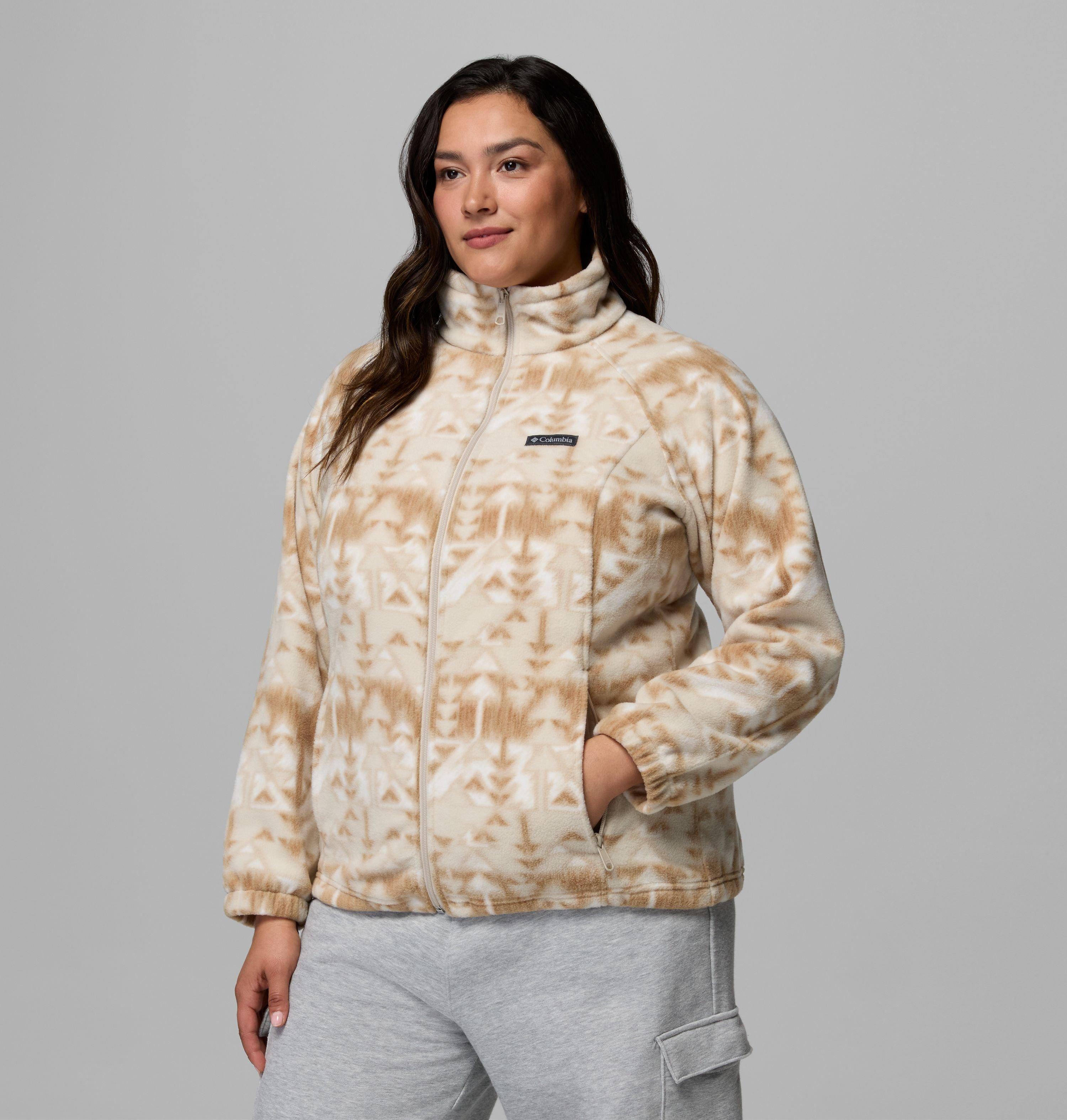 Women's Benton Springs Printed Full Zip Fleece Jacket - Plus Size | 271 | 2X 4