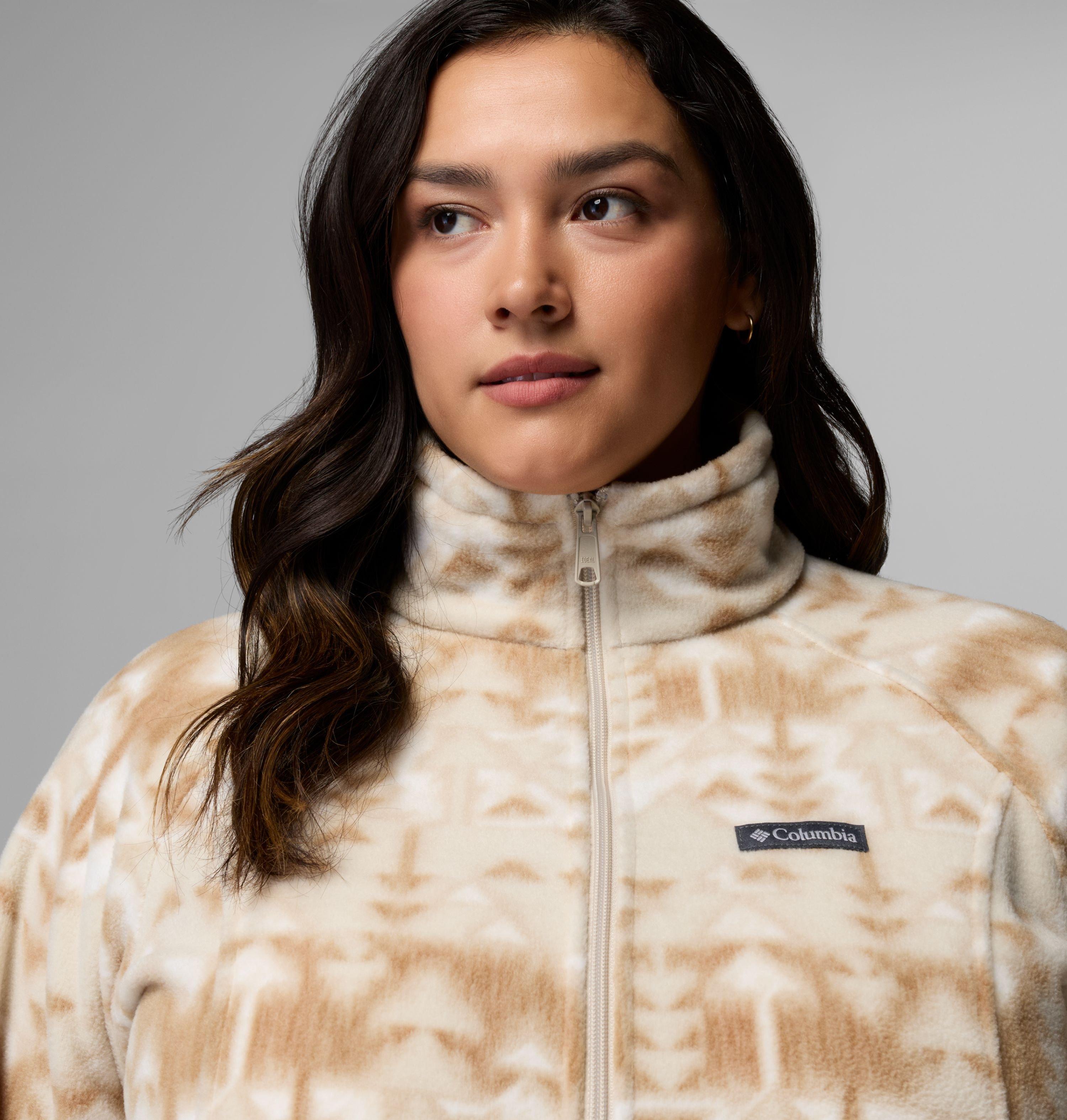 Women's Benton Springs Printed Full Zip Fleece Jacket - Plus Size | 271 | 2X 6