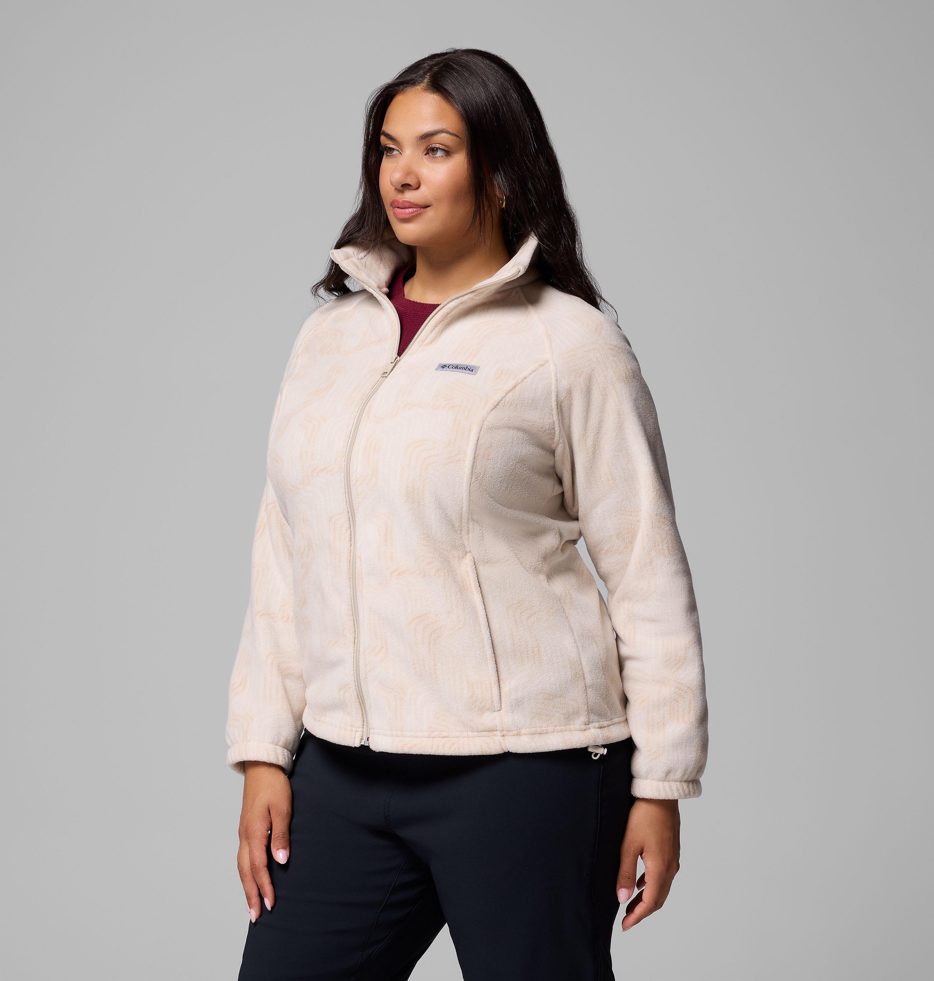 Veste polaire zippée imprimée Benton Springs Femme - Grandes tailles 4