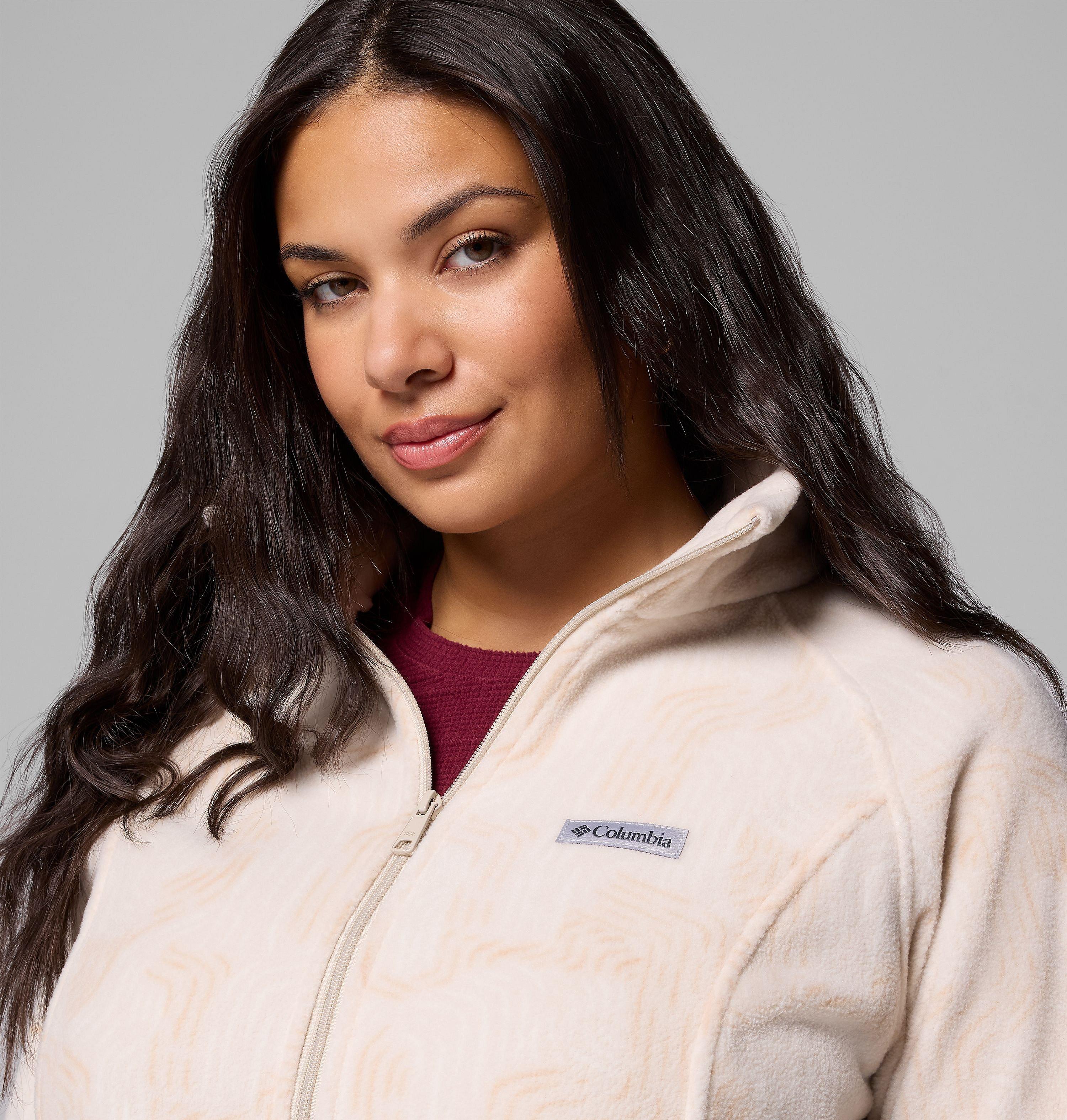 Veste polaire zippée imprimée Benton Springs Femme - Grandes tailles 6
